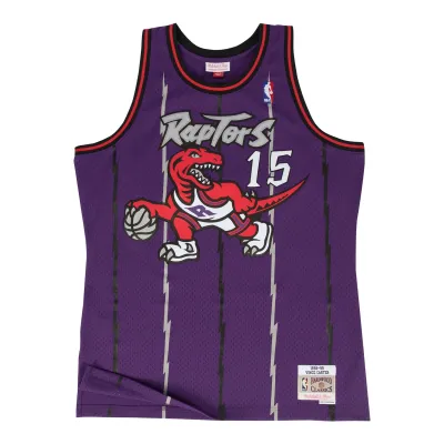 Pánský dres Toronto Raptors NBA Vince Carter #15 1998-99 Swingman - Fialová Velikost: S