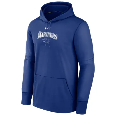 Pánská mikina Seattle Mariners MLB 2024 Authentic Practice Therma Hoodie Velikost: S
