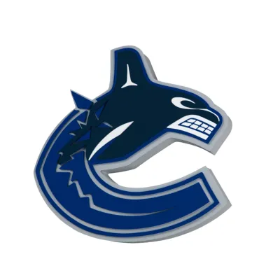 Cedule Vancouver Canucks NHL 3D Foam Logo