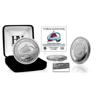 Mince Colorado Avalanche NHL Team Silver