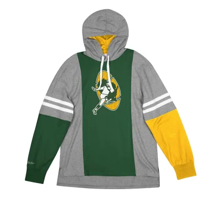 Pánská mikina Green Bay Packers NFL Color Blocked Lightweight Hoodie Velikost: S