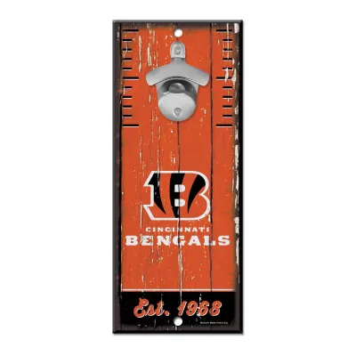 Cedule Cincinnati Bengals NFL WinCraft s otvírákem