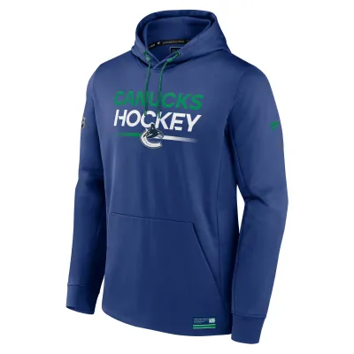 Pánská mikina Vancouver Canucks NHL 2023 24 Authentic Pro Locker Room Hoodie Velikost: S