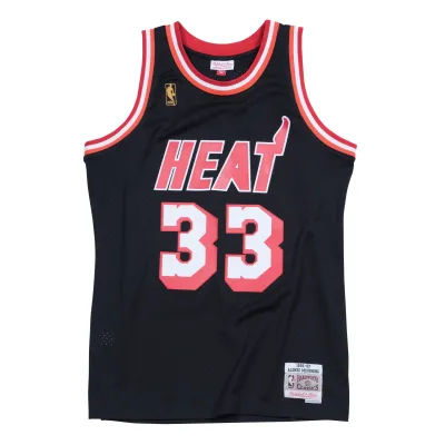 Pánský dres Miami Heat NBA Alonzo Mourning #33 1996-97 Swingman - Černá Velikost: S