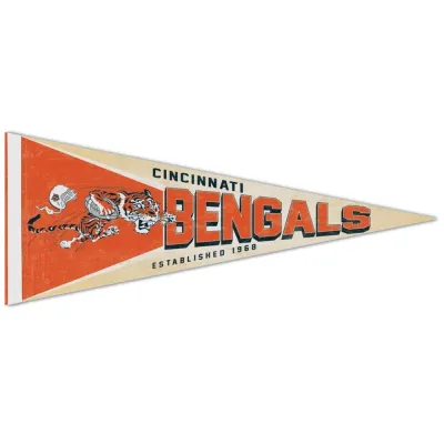 Vlaječka Cincinnati Bengals NFL Premium Throwback