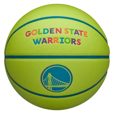 Míč Golden State Warriors NBA Neon Pop Basketball (Size 7)