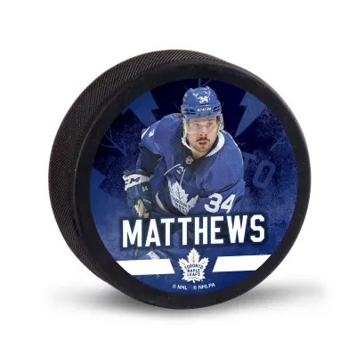 Puk Toronto Maple Leafs NHL Auston Matthews Player Puck