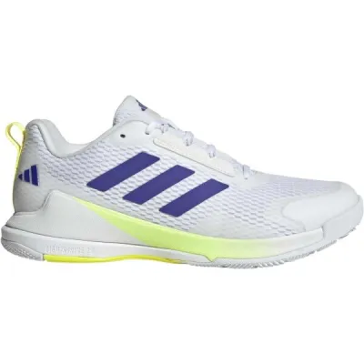adidas NOVAFLIGHT 2 M Pánská sálová obuv, bílá, velikost 44