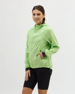 Dámská větruvzdorná bunda silvini vetta světle zelená 4xl
