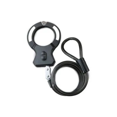 BLUETOUCH SAFETY LOCK Bezpečnostní zámek s otočným klepetem, černá, velikost UNI