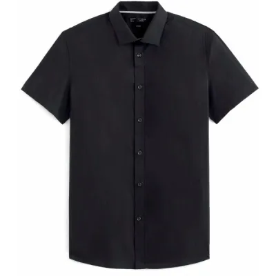 CELIO DASLIM Pánská košile, černá, velikost XXL