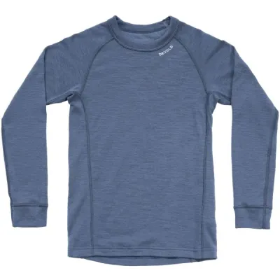 Devold DUO ACTIVE MERINO SHIRT JR Dětské merino triko, modrá, velikost 12Y