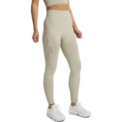 TENSON TXLITE SEAMLESS TIGHTS Dámské bezešvé funkční legíny, béžová, velikost L
