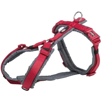 TRIXIE PREMIUM DOG HARNESS S-M Postroj, tmavě šedá, velikost UNI
