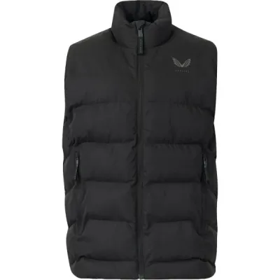 CASTORE PADDED GILET Pánská vesta, černá, velikost M