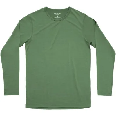 Devold BREEZE PLUS MERINO 200 SHIRT MAN Pánské merino triko, zelená, velikost XL