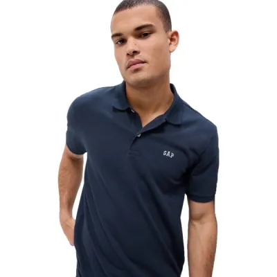 GAP LOGO POLO 2PACK Pánské polotričko, bílá, velikost S