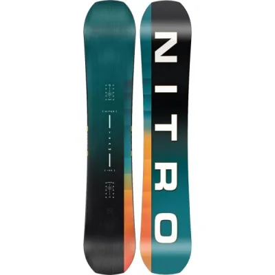 NITRO TEAM WIDE Pánský snowboard, tmavě zelená, velikost 162