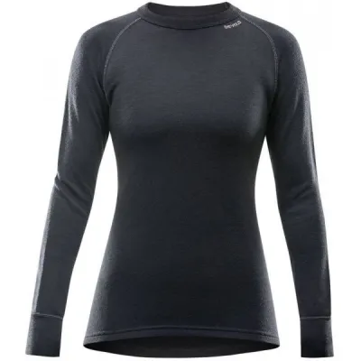Devold EXPEDITION WOMAN SHIRT Dámské vlněné tričko, černá, velikost XS