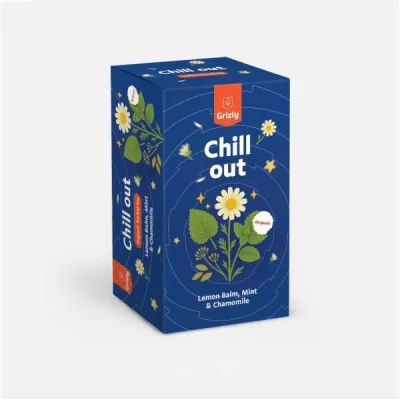 GRIZLY CHILL OUT BIO bylinný čaj, , velikost UNI