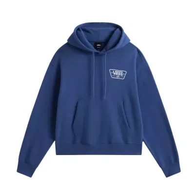 Vans KNU PATCH PULLOVER Pánská mikina, modrá, velikost XL