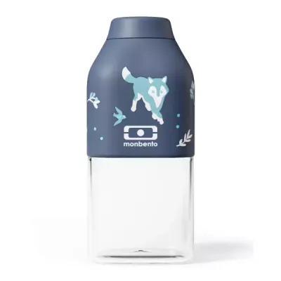 MONBENTO POSITIVE S 330 ML Dětská láhev, tmavě modrá, velikost 330 ML
