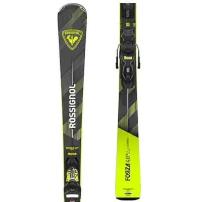 Rossignol FORZA 40' CA XPRESS + XPRESS 11 GW Sjezdové lyže, tmavě šedá, velikost 171