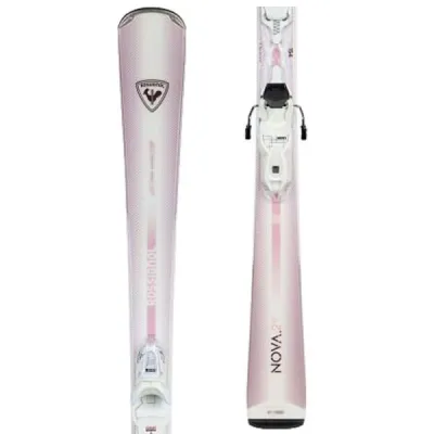 Rossignol NOVA 2 XPRESS + XPRESS W 10 GW Dámské sjezdové lyže, bílá, velikost 154