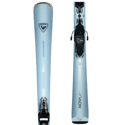 Rossignol NOVA 4 XPRESS + XPRESS W 10 GW Dámské sjezdové lyže, světle modrá, velikost 154