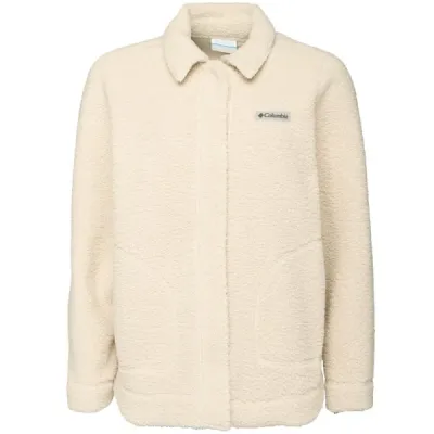 Columbia PANORAMA SHIRT JACKET Dámská fleecová košilová bunda, béžová, velikost M