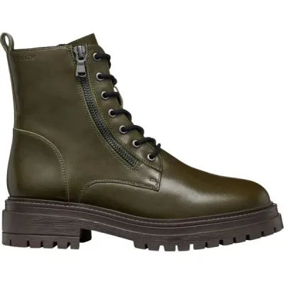 Geox D IRIDEA Dámská kotníková obuv, khaki, velikost 39