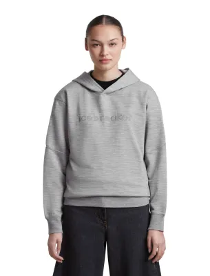 Dámská merino mikina ICEBREAKER Wmns Merino 360 RealFleece Elemental LS Hoodie, Metro Heather velikost: XS