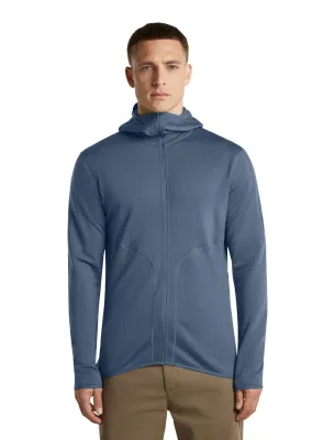 Pánská merino mikina ICEBREAKER Mens Merino 560 Realfleece Elemental II LS Zip Hoodie, Dawn velikost: S