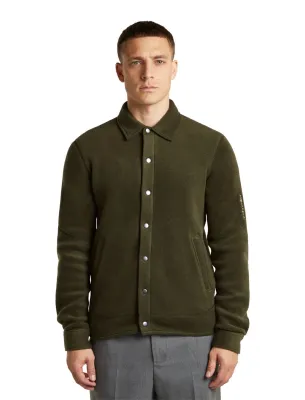 Pánské merino mikina ICEBREAKER Mens Merino 800 RealF Classic Pile Shacket, Dark Loden velikost: S