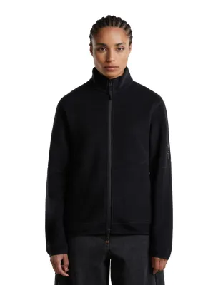 Dámská merino mikina ICEBREAKER Wmns Merino 800 RF Class Pile LS Zip, Black velikost: XS