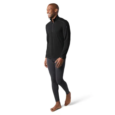 Pánské merino triko dlouhý rukáv SMARTWOOL Men's Classic Thermal Merino Base Layer, Black velikost: XXL