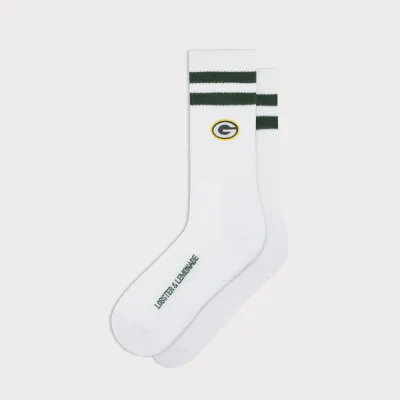 Pánské ponožky Green Bay Packers NFL L&L '90 Classics Crew Velikost: 35–40