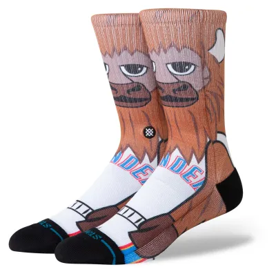Pánské ponožky Oklahoma City Thunder NBA Mascot Stance Crew Velikost: 38–42