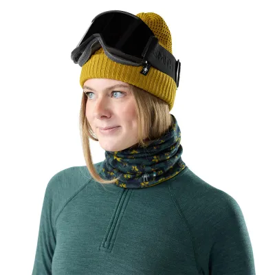 Unisex merino nákrčník SMARTWOOL Thermal Merino Reversible Neck Gaiter, Dark Teal Wild Blossom velikost: OS (UNI)