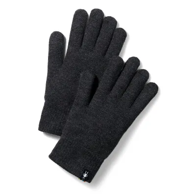 Unisex merino rukavice SMARTWOOL Boiled Wool Glove, Charcoal velikost: SM