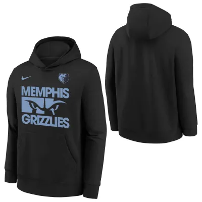 Dětská mikina Memphis Grizzlies NBA Courtside Club Hoodie Černá (YOUTH) Velikost: Dětské S (122 – 134)