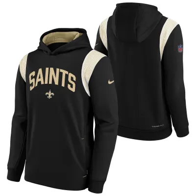 Dětská mikina New Orleans Saints NFL 2022 On-Field Sideline Therma Hoodie (YOUTH) Velikost: Dětské XL (170 – 176)