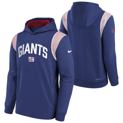 Dětská mikina New York Giants NFL 2022 On-Field Sideline Therma Hoodie (YOUTH) Velikost: Dětské M (136 – 152)
