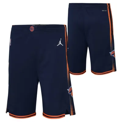 Dětské kraťasy New York Knicks NBA Jordan Swingman Shorts Navy (YOUTH) Velikost: Dětské S (122 – 134)