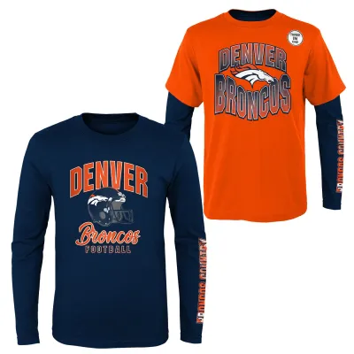 Dětské tričko Denver Broncos NFL Game Day 3-in-1 Combo Shirt (YOUTH) Velikost: Dětské L (158 – 164)