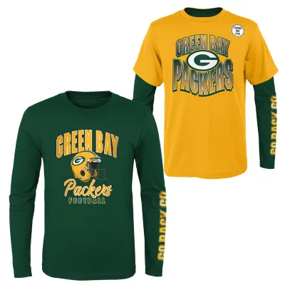 Dětské tričko Green Bay Packers NFL Game Day 3-in-1 Combo Shirt (YOUTH) Velikost: Dětské L (158 – 164)
