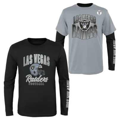 Dětské tričko Las Vegas Raiders NFL Game Day 3-in-1 Combo Shirt (YOUTH) Velikost: Dětské L (158 – 164)