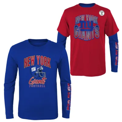 Dětské tričko New York Giants NFL Game Day 3-in-1 Combo Shirt (YOUTH) Velikost: Dětské L (158 – 164)