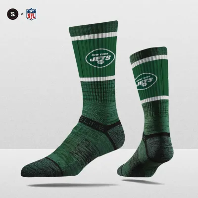 Pánské ponožky New York Jets NFL Strideline Premium Crew Velikost: 40–46