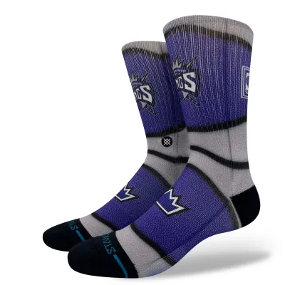 Pánské ponožky Sacramento Kings NBA Classic Mini Ball Stance Crew Velikost: 43–47